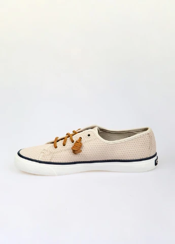 Бежевые кеды Sperry
