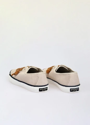 Бежевые кеды Sperry