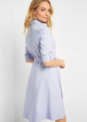 Голубое кэжуал платье рубашка Orsay однотонное