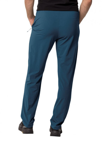 Темно-синие спортивные демисезонные прямые брюки Jack Wolfskin