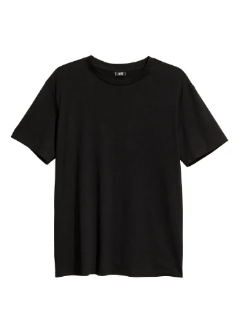 Черная футболка H&M