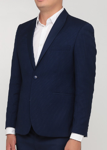 Темно-синий демисезонный костюм (пиджак, брюки) брючный Federico Cavallini