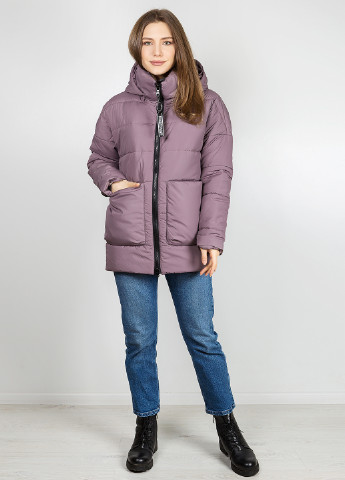 Светло-фиолетовая демисезонная куртка O`zona milano