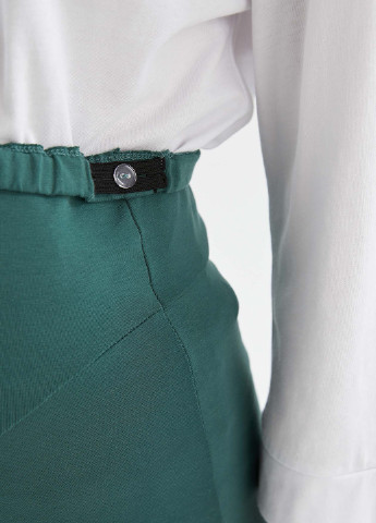 Штани для вагітних DeFacto зелені кежуали бавовна
