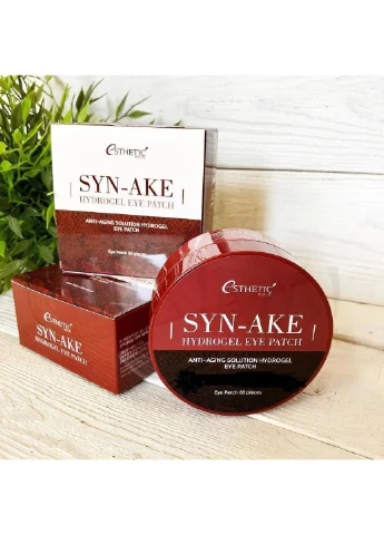 Esthetic House Гідрогелеві патчі під очі проти старіння Syn-Ake Hydrogel Eye Patch 60 шт — Крем, Південна Корея (255417379)