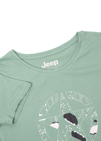 Футболка O102614-E854 Jeep T-SHIRT STAR Botanical Print J22W - (321974406)