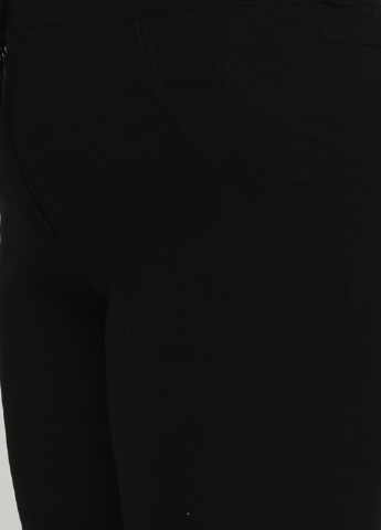 Черные кэжуал демисезонные зауженные брюки Алеся