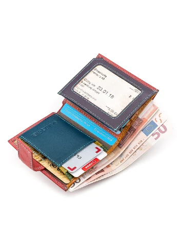 Жіночий шкіряний гаманець 8,5х9,5х2,5 см st leather (252133885)
