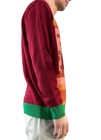 Комбінований зимовий светр джемпер H&M