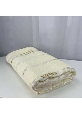 Cestepe полотенце для сауны махровое sauna турция 6340 молочное 90х165 см комбинированный производство - Турция