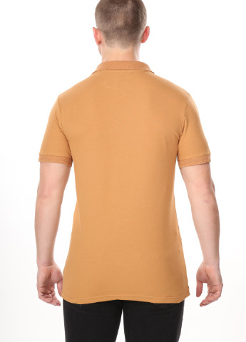 Коричневая футболка-поло y21-2000 xxl коричневый (2000903989790) для мужчин Vaganza однотонная