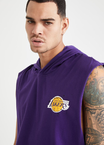 Los Angeles Lakers DeFacto Футболка фіолетова кежуал трикотаж, бавовна
