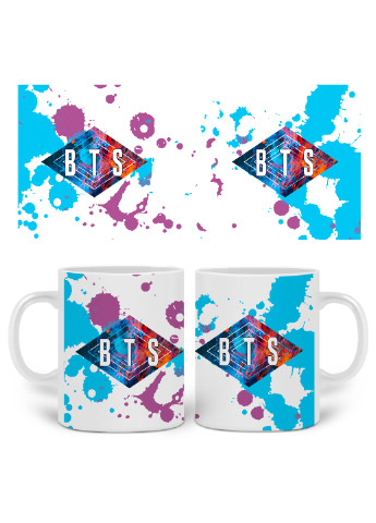 Кружка БТС (BTS) 330 мл горнятко керамічне (20259-1062) MobiPrint (219778358)