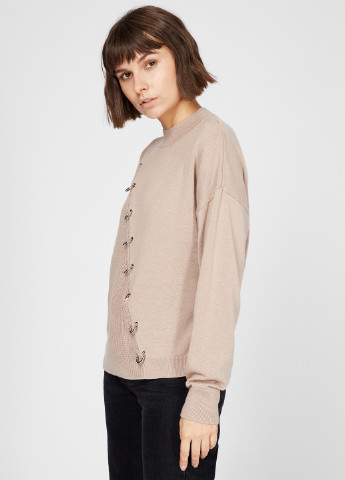 Бежевый демисезонный свитер PRPY