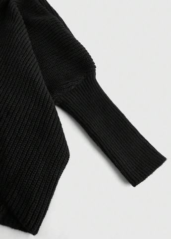 Черный демисезонный кардиган SHEIN