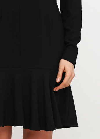 Черное кэжуал платье клеш Kookai однотонное