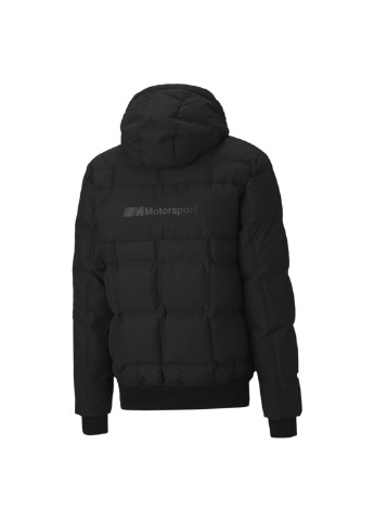 Чорна демісезонна куртка bmw mms life down jacket Puma