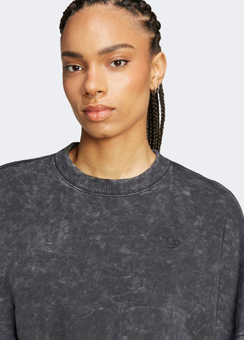 Серый свитшот adidas тай-дай без декора (329059690)