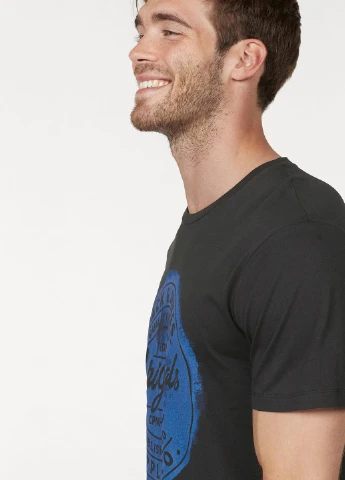 Чорна футболка Jack & Jones