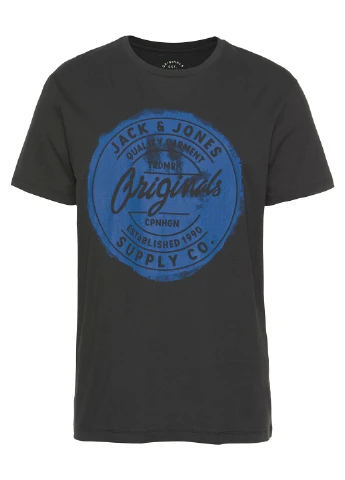 Чорна футболка Jack & Jones