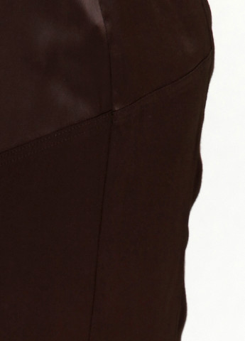 Темно-коричневая кэжуал однотонная юбка Chacok карандаш