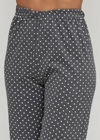 Светло-серая всесезон пижама (лонгслив, брюки) лонгслив + брюки Glisa