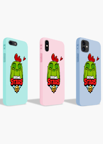 Чохол силіконовий Apple Iphone 7 Спайк Бравл Старс (Spike Brawl Stars) (17361-1010) MobiPrint (219283927)