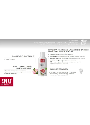 Ополіскувач Healthy Gums, 275 мл Splat (251199441)