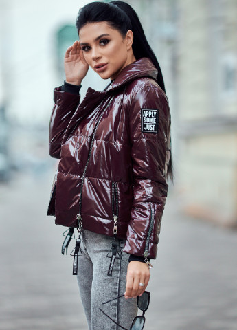 Темно-вишнева демісезонна куртка ST-Seventeen