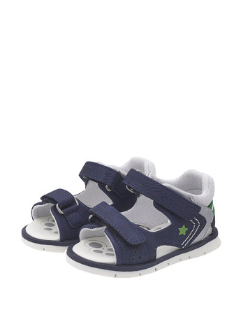 Синие кэжуал сандалии Chicco на липучке