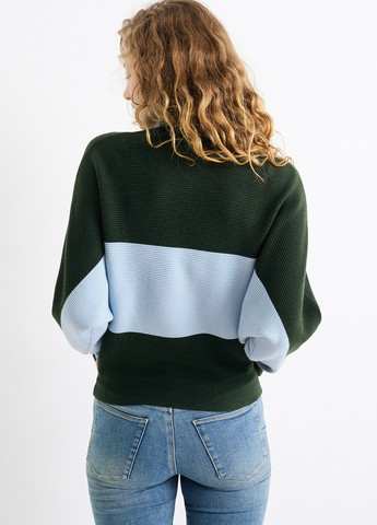 Темно-зеленый демисезонный свитер C&A