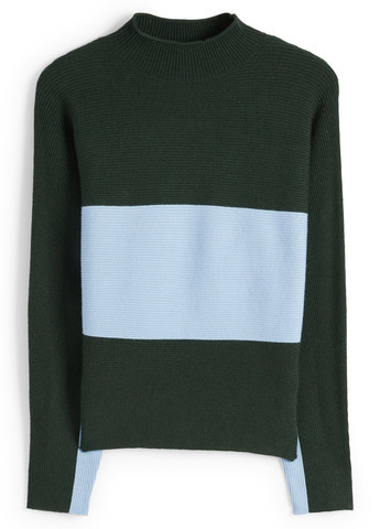 Темно-зеленый демисезонный свитер C&A