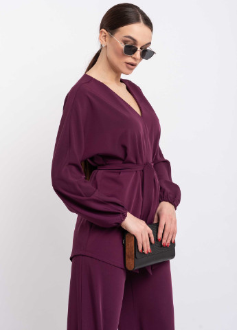 Фиолетовая летняя блуза шер бл 0220 фиолет Ри Мари