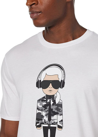 Белая футболка Karl Lagerfeld