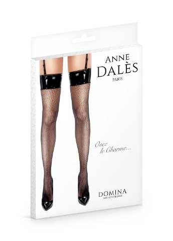 Чулки сетка с виниловым верхом Domina T3 Anne De Ales (252297280)