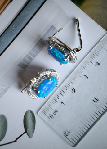 Серьги Silver Flame (353782455)