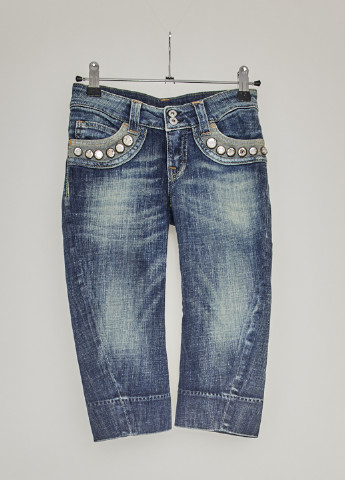 Синие демисезонные прямые джинсы Nolita