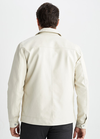 Біла демісезонна куртка DeFacto