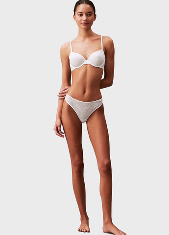 Білий бюстгальтер Calvin Klein з кісточками поліамід