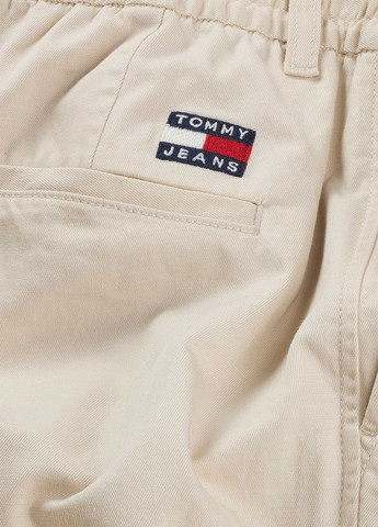 Бежевые кэжуал летние прямые брюки Tommy Jeans