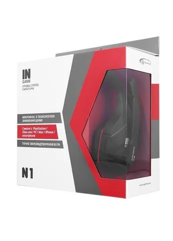 Наушники Gemix N1 Black-Red Gaming (253547190)