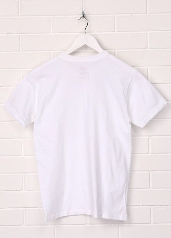 Біла демісезонна футболка з коротким рукавом Hanes