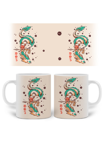 Кружка Хаку Віднесені примарами (Spirited Away) 330 мл горнятко керамічне (20259-2832) MobiPrint (221743188)