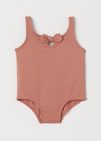Розово-коричневый летний купальник H&M