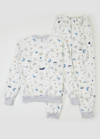 Серая зимняя пижама (свитшот, брюки) dexter's