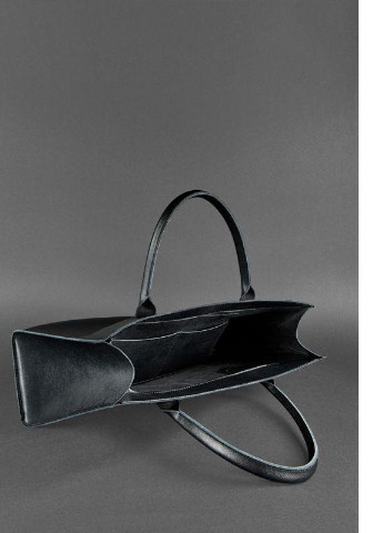Кожаная женская сумка Шоппер черная Blackwood BlankNote комбинированная кэжуал
