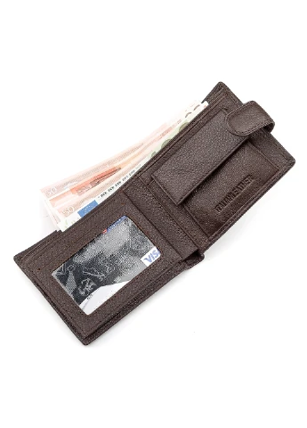 Чоловічий шкіряний гаманець 11,5х9,5х2,5 см st leather (252131339)