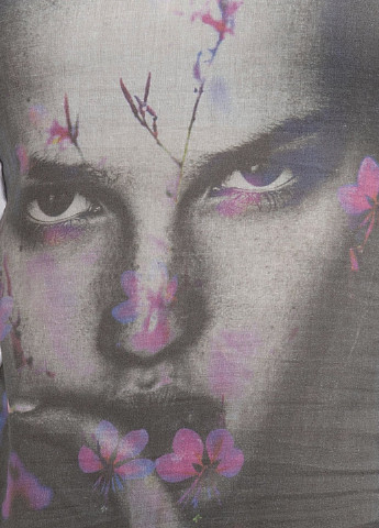 Біла футболка з принтом Ko Samui - (250382531)