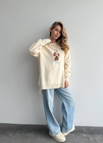 Молочний демісезонний джемпер джемпер No Brand