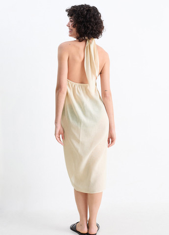 Молочное пляжное платье платье-трансформер C&A однотонное